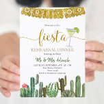 Convites Janto de ensaio do Cactus mexicano Fiesta<br><div class="desc">Estilo mexicano com suculência para um convite para Janto de ensaio. Pode ser usado para qualquer evento,  como chá de panela,  chá de fraldas,  festa de noivado,  festa de aniversário,  etc. Agora você está pronto para Fiesta!</div>