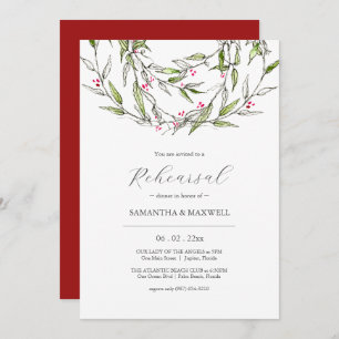 Convites Janto de ensaio do Casamento no inverno Elegante