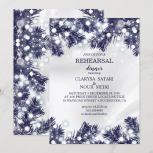 Convites janto de ensaio do padrão de luz azul Na moda