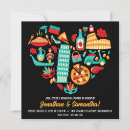 Convites Janto de Ensaio do Restaurante da Comida Italiano