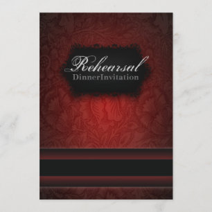 Convites Janto de ensaio Elegante burgundy