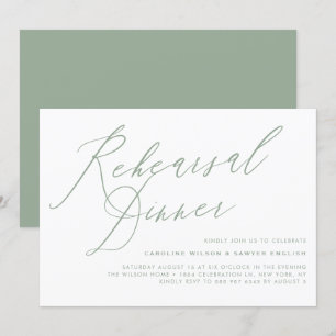 Convites Janto de Ensaio Elegante de Caligrafia Burgundy