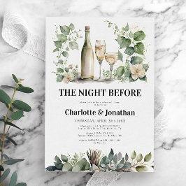 Convites Janto de ensaio Elegante Elegante Sage e Dourado