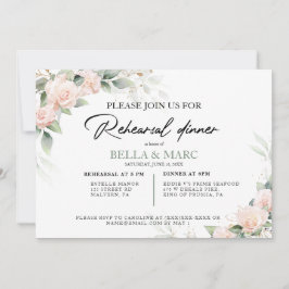 Convites Janto de ensaio Elegante Eucalyptus Watercolor