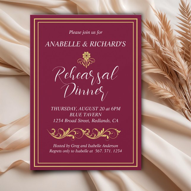 Convites Janto de Ensaio Elegante Vitoriano (Criador carregado)