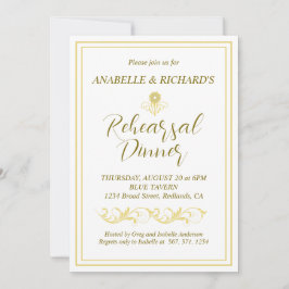 Convites Janto de Ensaio Elegante Vitoriano