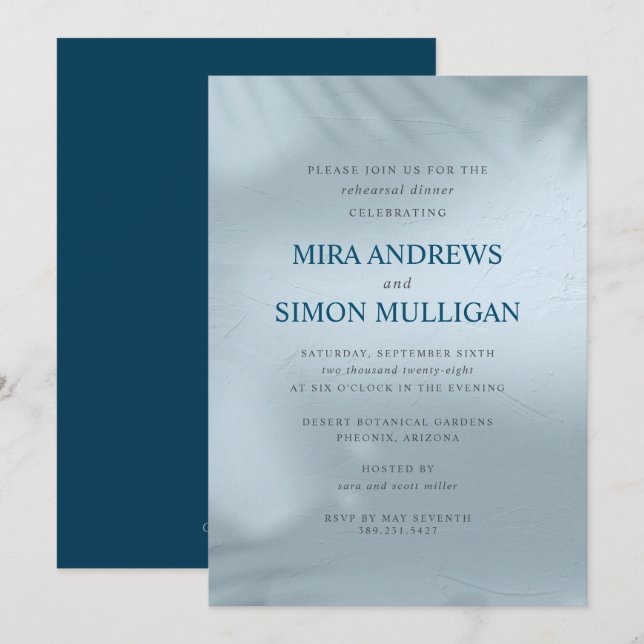 Convites Janto de Ensaio Elementar Água e Gelo (Frente/Verso)