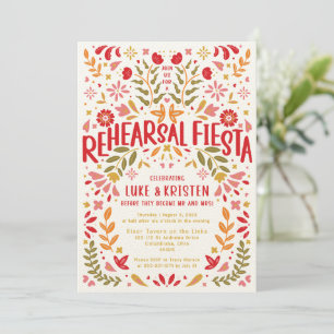 Convites Janto de ensaio Fiesta - Luke e Kris
