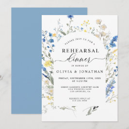 Convites Janto de Ensaio Floral das Flores Selvagens Dusty 