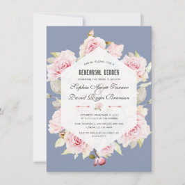 Convites Janto de Ensaio Geométrico Azul, Rosa, Dusty,