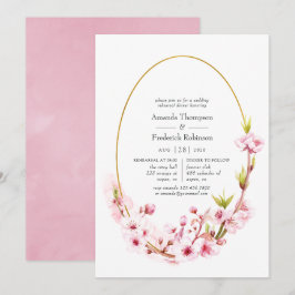 Convites Janto de Ensaio Geométrico do Flor-Primavera Rosa