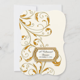 Convites Janto de ensaio, Glam Old Hollywood Regence