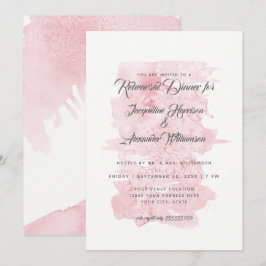 Convites Janto de ensaio Lavagem Simples de Aquarela Modern