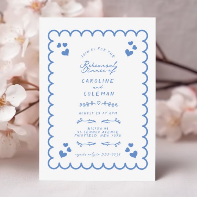 Convites Janto de ensaio manuscrito da porta de onda retror (Criador carregado)