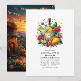 Convites Janto de ensaio mexicano Fiesta Tacos e Tequila