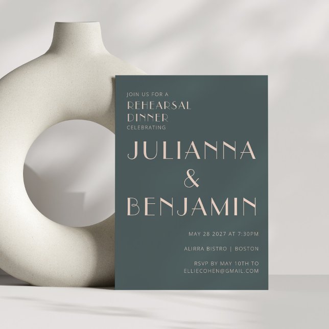 Convites Janto de ensaio mínimo Elegante e esmagador (Criador carregado)