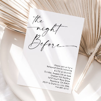 Convites Janto de ensaio mínimo preto e branco