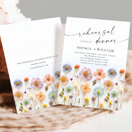 Convites Janto de ensaio Pastel Pink Boho Selvagens