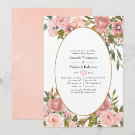 Convites Janto de ensaio Rosa e cor-de-rosa