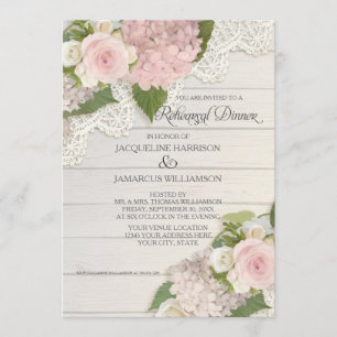 Convites Janto de ensaio Rosa Floral Moderno da Rússia