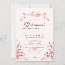 Convites Janto de Ensaio Rosa Sakura sem imperfeições Elega