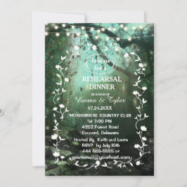 Convites Janto de Ensaio Russo das Luzes Florestais Encanta