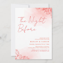 Convites Janto de ensaio Rustic Boho Watercolor Terracotta