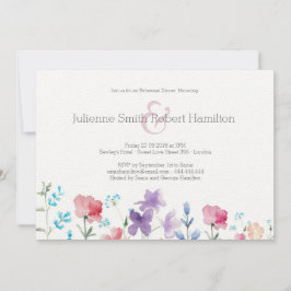 Convites Janto de Ensaio Rustic Floral Wedding