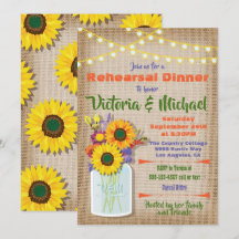 Janto de ensaio Sunflower Mason Jar Burlap