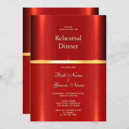 Convites Janto de ensaio vermelho simples