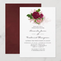 Janto de ensaio Vintage Chic Blush e Burgundy