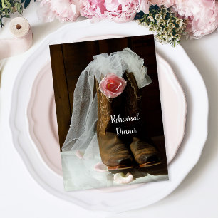 Convites Janto de Ensaios de Casamento de Boots do Rosa do