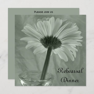 Convites Janto de Ensaios de Casamento de Gerber Daisy Gree