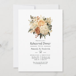 Convites Janto de Ensaios de Casamento Floral de Champanhe 