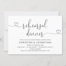 Convites Janto de Ensaios de Casamento, Invit de Caligrafia