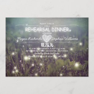 Convites janto de ensaios de correria de vagalumes