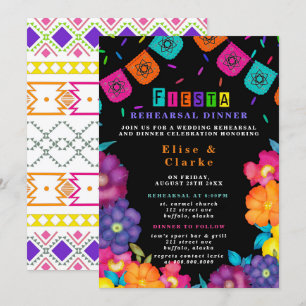 Convites Janto de Ensaios de Fiesta Vivid Florals no México