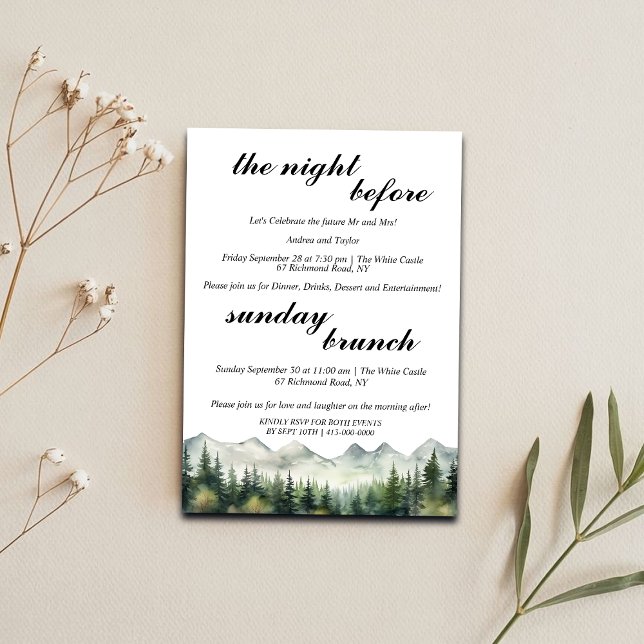 Convites Janto de Ensaios de Pinheiros e Brunch Domingo (Criador carregado)