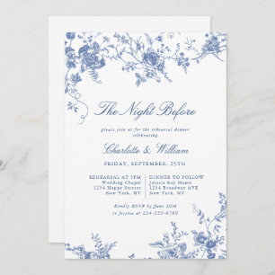 Convites Janto de Ensaios do Jardim Azul Vitoriano Francês