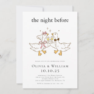 Convites Janto de Ensaios Engraçado do Ganso do bobo