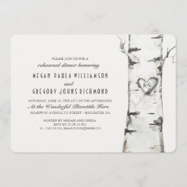 Convites Janto de Ensaios Russos da Árvore de Birch