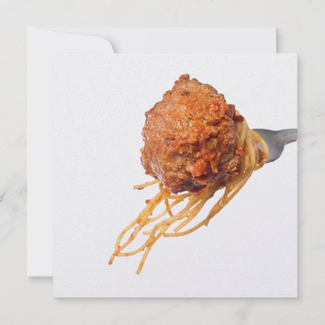 Convites Janto de espaguete (Frente)