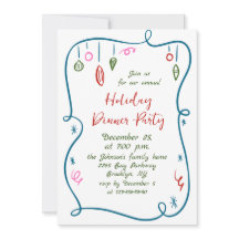 Janto de Férias de Natal Imaginosas Desenhadas à M