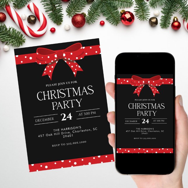 Convites Janto de Natal de Férias do Arco Vermelho (Criador carregado)