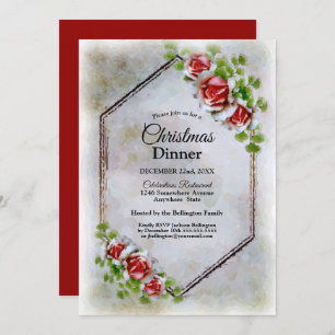 Convites Janto de Natal do Rosa vermelha