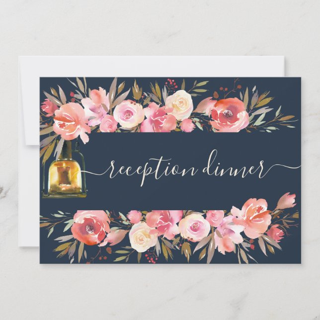 Convites Janto de Recepção dos Lanternas Dourados do Marinh (Frente)