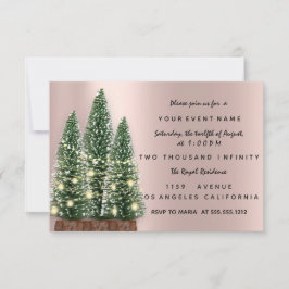 Convites Janto de Rosa da Festa de Natal Férias