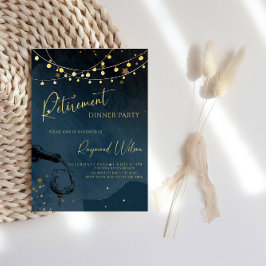 Convites Janto Elegante de Aposentação