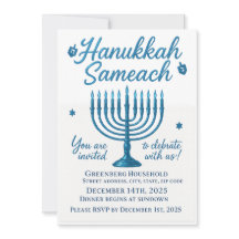 Janto Elegante Hanukkah Sameach