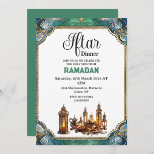 Convites Janto Elegante Iftar Ramadan 2025